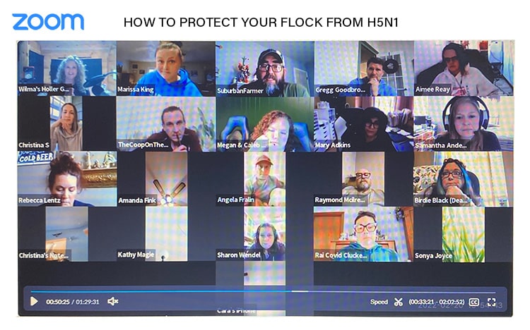 Our H5N1 Avian Influenza Zoom Video Event
